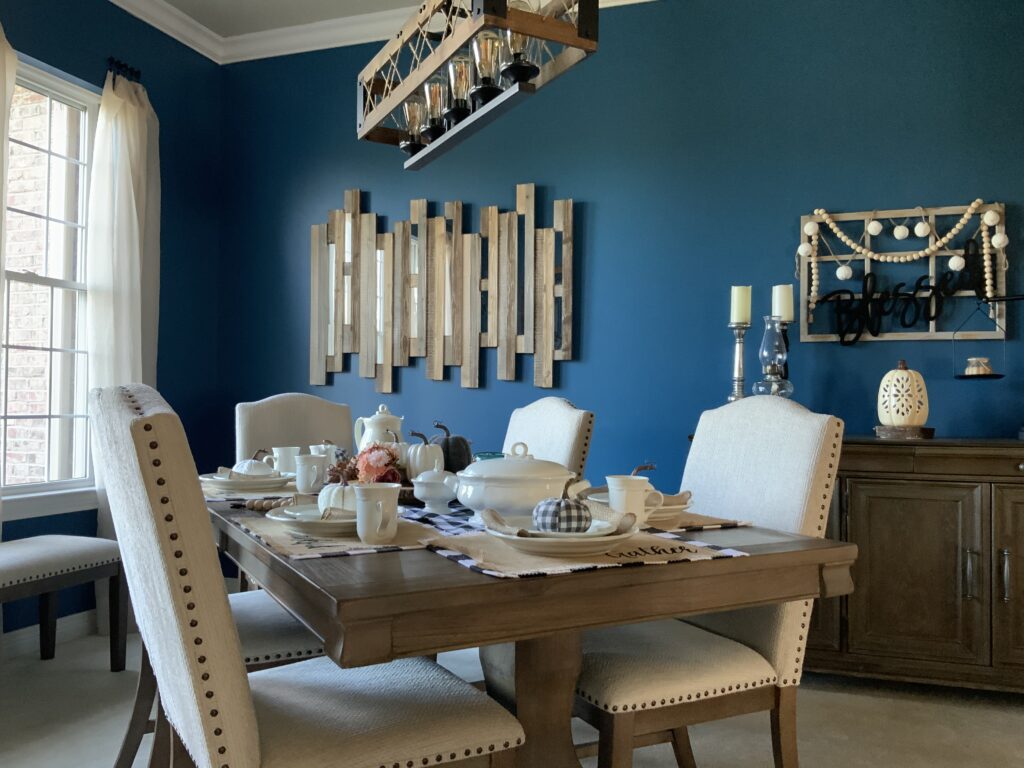 Dining room, one room challenge