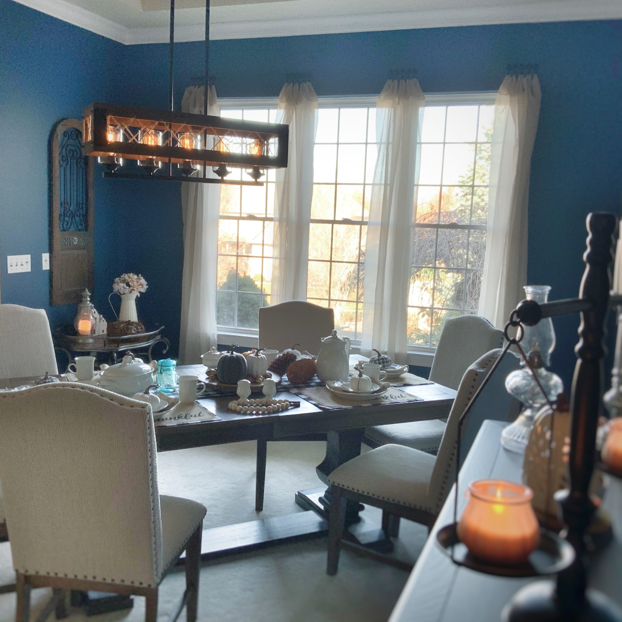 One Room Challenge - Warm, Cozy Dining Room Reveal » A Home, Decor, and