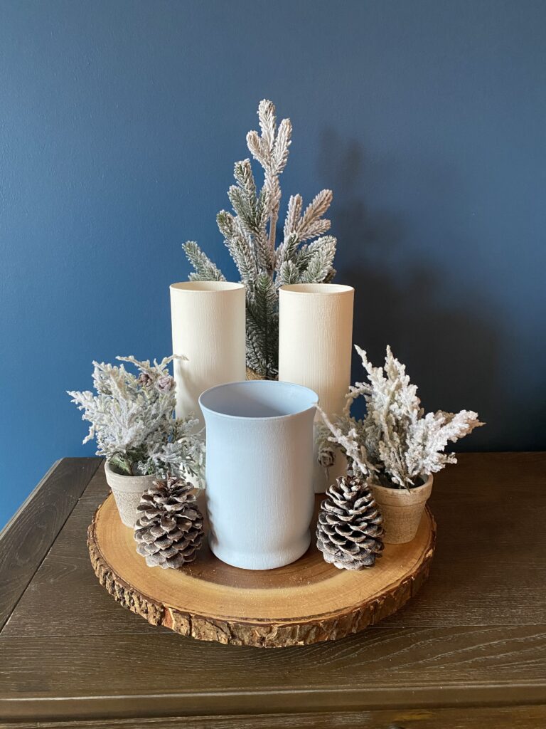 Terra cotta look vase DIY